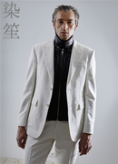 中年男装职场商务西装定制羊毛西服套装休闲绅士套装量身定制订做
