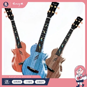 康康尤克里里-Enya木羽 一体成型加震全单26寸桃花芯ukulele电箱