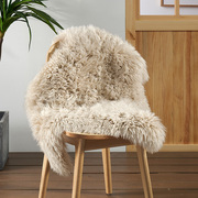 avelar澳维拉整张澳洲羊皮垫真皮沙发，椅子垫轻奢，美式乡村羊毛坐垫
