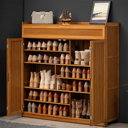 鞋柜家用大容量玄关进门厅，口实木楼梯，欧式超薄简约现代置物