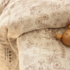 韩里韩气兔子纯棉双层纱，布料宝宝全棉，裸睡床品被套床单衣服面料
