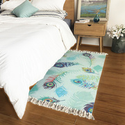 床边地毯床前卧室满铺房间可爱现代简约可机洗长方形床头垫子地垫