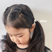 aley韩国儿童发饰ins打结珍珠，小号弹力皮筋，小宝宝发圈女童发绳潮