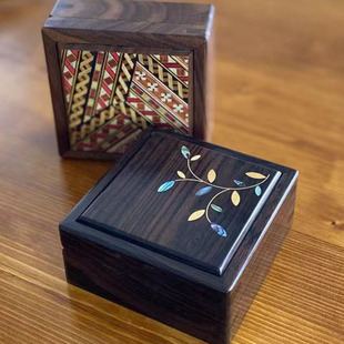 红木质手镯包装盒翡翠玉石收藏木质中式首饰手串收纳项链盒子