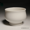 台湾三希堂早期定窑白瓷杯G144开片茶杯主人杯陶瓷定白釉茶具多款