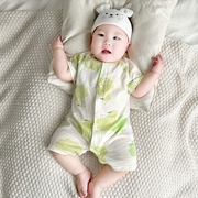 0一3一6-12月三个月六个月一岁二岁的宝宝衣服薄婴幼儿洋气小套装