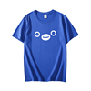日本西瓜卡Suica企鹅T恤魔性沙雕草莓搞笑表情包短袖男女情侣衣服