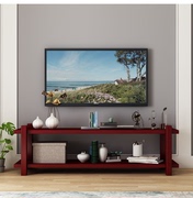 简易实木电视收纳柜家用客厅简约电视柜小户型易组装电视柜中式