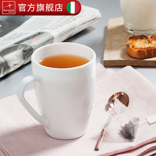 bormiolirocco进口马克杯，钢化玻璃耐热咖啡杯办公室泡茶杯