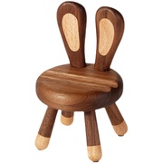 兔椅手机支架木木q工房，创意创可爱ipad平板桌面手机座