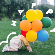 2.2克10寸加厚亚光气球，飘空儿童生日派对，布置宝宝周岁幼儿园装饰