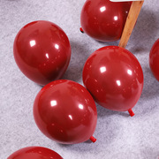 加厚2.2g石榴红乳胶气球气球，装饰造型气球宝石红网红气球10寸气球