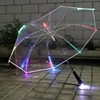 公主雨伞创意个性时尚雨伞LED发光透明雨伞男女生晴雨伞