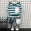 童装男童夏装套装2023洋气韩版小儿童夏季宝宝短袖两件套潮衣