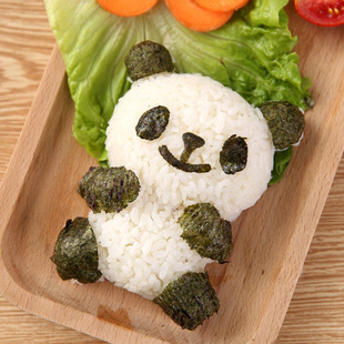 卡通熊猫饭团模具宝宝吃饭神器可爱儿童做米饭造型创意便当工具