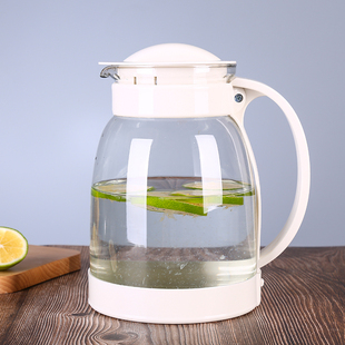 玻璃凉水壶耐热高温防爆大容量家用凉白开水果汁杯茶壶套装冷水壶