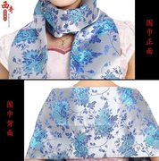 南京云锦领带围巾套装送老外中国风特色手工艺出国