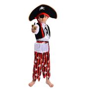 万圣节儿童海盗服装，表演服cosplay派对圣诞元旦演出服