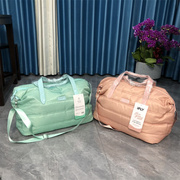 外贸大容量短途旅行包女穿拉杆，手提包出差便携行李收纳包运动(包运动)挎包