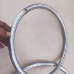 圆管铁环铁圈镀锌管46分1寸砌墙大铁环铁艺五金空心O型焊接圆圈