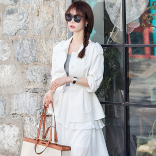 白色薄风衣女2023年春夏小个子韩版休闲宽松外套短款流行6626
