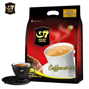 越南进口中原g7咖啡原味三合一速溶咖啡香浓800g50小袋装1袋