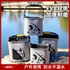 打水桶折叠鱼桶加厚ena便携式钓鱼鱼护桶水桶，活鱼桶带提绳鱼桶