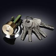家用老式空转防盗门锁芯外装门锁芯，十字带尾机械，锁芯实力钥匙锁