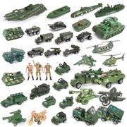 小兵人玩具模型沙盘军人二战人体打仗儿童对战八路军团大战绿怀旧