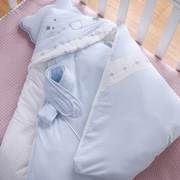 新生儿纯棉抱被春秋冬季加厚初生婴儿包被产房包单襁褓宝宝被子
