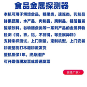 食品厂生鲜冷冻肉馅全金属探测器高精度探测仪不锈钢检测机工业