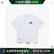韩国直邮newera男女同款，基本款商标细节t恤白色(14179070