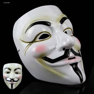 万圣节街舞鬼步舞面具V字仇杀面具小丑电锯惊魂化妆舞会面具