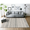 土耳其风地毯现代简约美式地毯，客厅茶几北欧卧室床边民宿水洗地毯