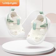 女宝宝凉鞋夏季学步鞋1一2-3岁婴儿鞋软底男宝宝鞋子儿童