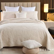 春秋高档床盖三件套纯棉全棉，四季通用绗缝被床，榻榻米防滑床单盖毯