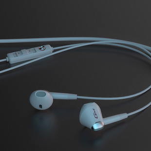 漫步者耳机有线入耳式高音质耳塞式圆孔弯头不挡手半入耳重低音K歌适用于小米vivo苹果华为oppo手机gm180