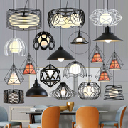 餐厅吊灯三头创意个性北欧单头灯(单头灯)工业风现代简约过道吧台餐吊灯具