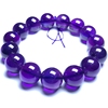天然紫水晶手链，男女款紫晶，单圈手串14.5mm一物一图