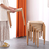 现代简约家用餐凳手工编织金属，绳编高凳仿藤编，餐椅凳梳妆成人白色
