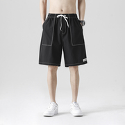 夏季外穿篮球运动短裤男ins薄款速干冰丝裤子宽松五分裤 K2502P20