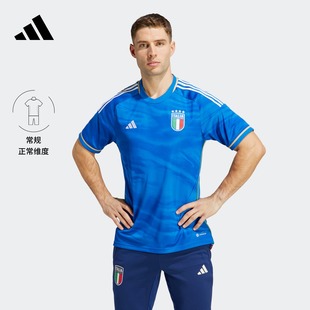 意大利队主场球迷版足球运动短袖球衣男装adidas阿迪达斯