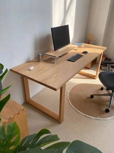 橡木板原木升降桌桌面板实木板材台面板木材大板桌子定制桌