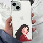 花木兰手机壳苹果11适用XRS7P全包镜头透明壳INS女性潮卡通迪士尼