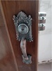 老虎锁防盗门锁老式虎齿门锁自动锁HUIA超B级锁芯外装木门大门锁
