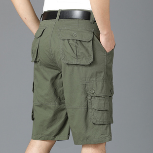 夏季纯棉，五分男式工装，宽松短裤
