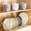 厨房碗碟置物架橱柜内置餐具，碗盘架子台面碗筷收纳盒小型沥水碗架