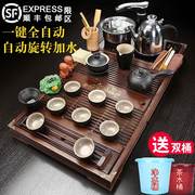 实木茶盘套装茶具家用整套紫砂功夫茶海一体全自动办公茶台排水式