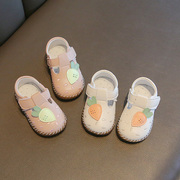 女宝宝鞋子0一1-2岁软底皮鞋婴幼儿单鞋女童小公主，春秋季学步鞋