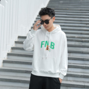 fnb潮牌卫衣街潮连帽宽松秋冬韩版百搭长袖，潮流情侣装时尚休闲